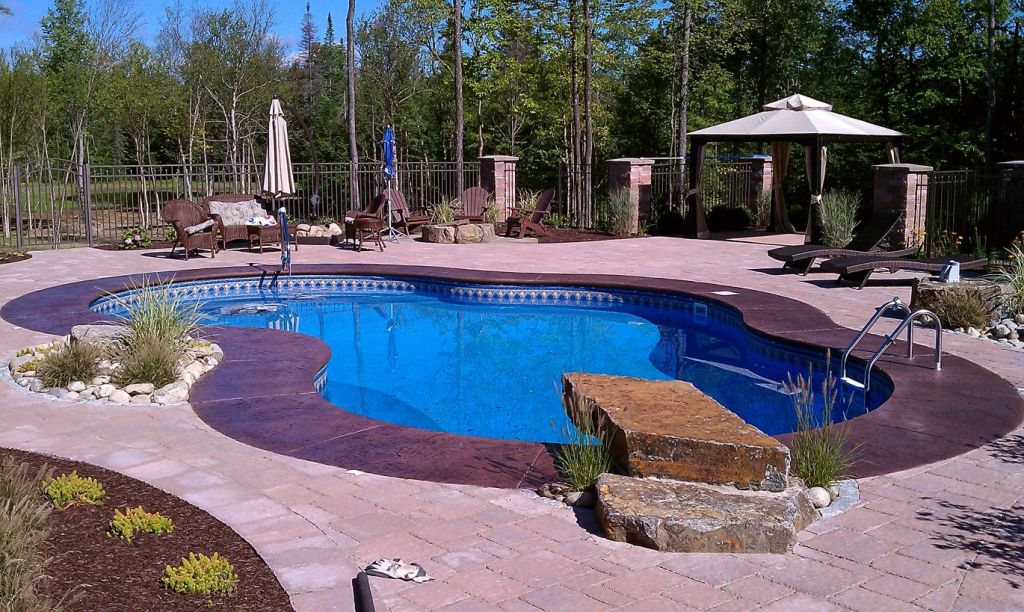 Hoffman Stamped Concrete Pool Johnstown